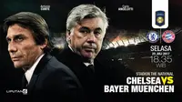 Chelsea vs Bayern Muenchen (Liputan6.com/Abdillah)