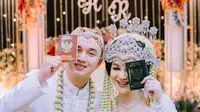 Potret Pernikahan Hana Hanifah Pakai Adat Sunda (Sumber: Instagram/egha.makeup)