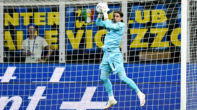 Foto: Ketangguhan Yann Sommer di Mistar Gawang Buat Inter Milan Tak Rindu Sosok Andre Onana