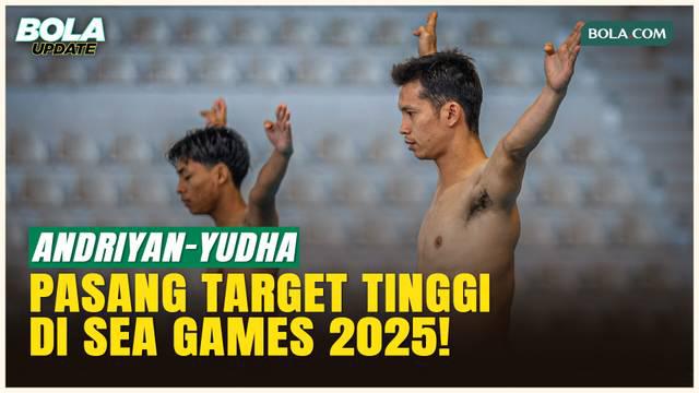 Andriyan dan Muhammad Yudha Prasetyo akan mewakili Indonesia di nomor 10m papan loncat indah (synchronized diving) putra saat SEA Games 2025. Simak persiapan, strategi, dan target mereka untuk meraih prestasi di pesta olahraga Asia Tenggara.