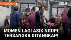 Mantan Wakil Ketua DPRD Provinsi Bangka Belitung ditangkap Tim Kejaksaan Tinggi Bangka Belitung di sebuah kafe di Jakarta Pusat.
