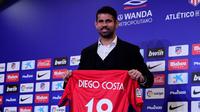 Penyerang Atletico Madrid, Diego Costa. (AFP/PIERRE-PHILIPPE MARCOU)