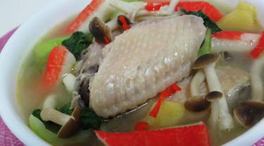 Resep Praktis Sop Sayap Ayam Gurih Segar Menggugah Selera Lifestyle Fimela Com