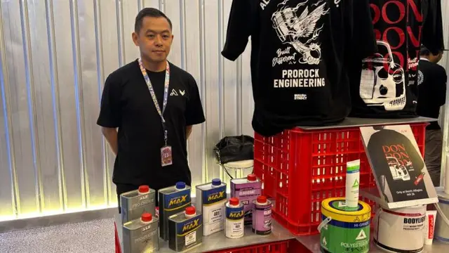 Alfaglos Rilis Glasscoat Matte di IMX 2026, Pelapis Cat Doff Kendaraan (Arief A/Liputan6.com)