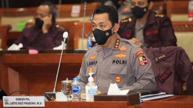 Raut Wajah Calon Kapolri Listyo saat Berhadapan dengan Komisi III DPR