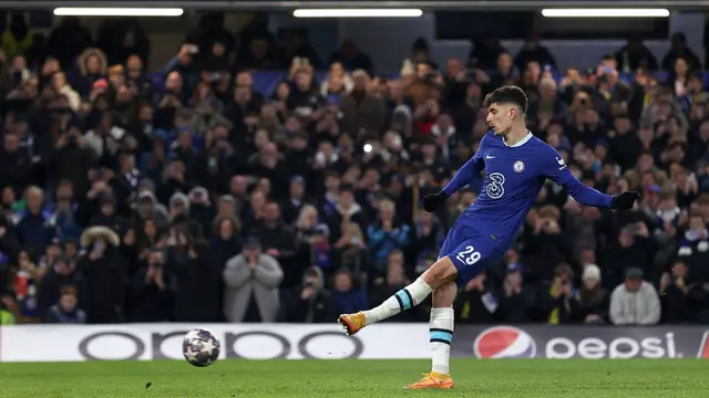 Foto: Aksi Memukau Kai Havertz Bawa Chelsea Melaju ke Babak Perempat Final Liga Champions 2022/2023, Cetak Gol untuk Balikkan Agregat