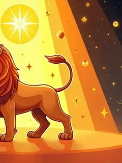 logo ramalan zodiak leo (sumber: AI generated)