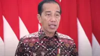 Presiden Joko Widodo (Jokowi) menyampaikan selamat hari lahir atau Harlah ke-25 untuk Partai Bulan Bintang (PBB). (Dok. Tangkapan Layar Youtube PBB Official)