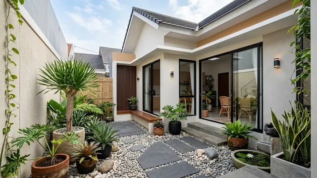 Pocket Courtyard yang Cocok untuk Rumah Tipe 36