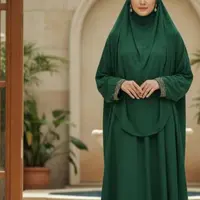 Model Gamis Abaya Syari (Image by Gemini AI)