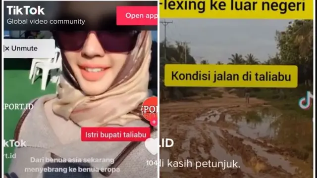 Jalan di Taliabu Rusak Berat, Warganet Singgung Istri Bupati yang Suka Liburan ke Luar Negeri