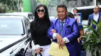 Tetap Nyentrik, Syahrini Tampil Lebih Resmi Saat Diperiksa