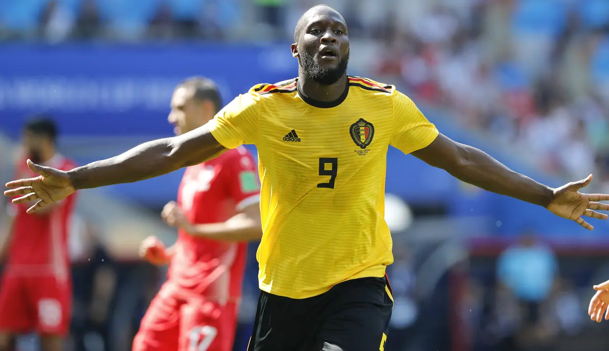 2. Romelu Lukaku (Belgia) - 4 Gol. (AP/Hassan Ammar)