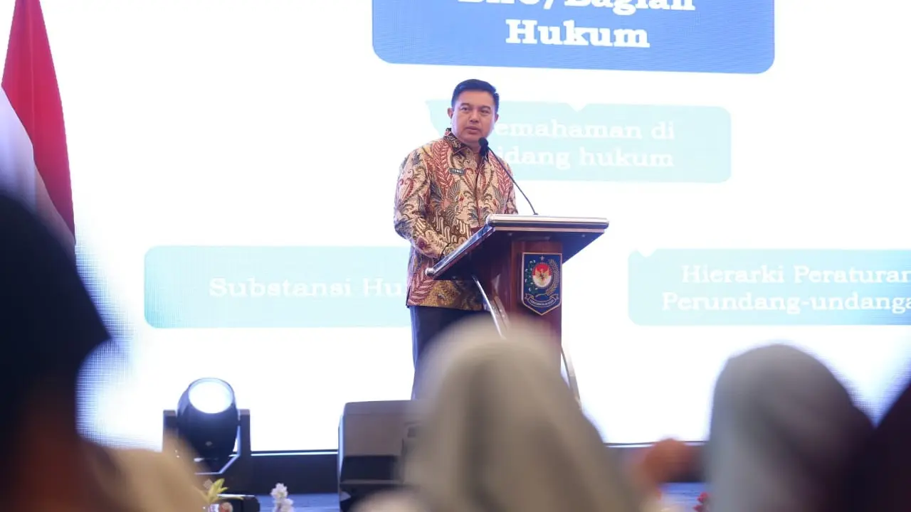 Rakornas Bidang Hukum, Plt. Sekjen Kemendagri Sebut Penyederhanaan Regulasi Jadi Prioritas