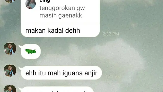 6 Chat Kehabisan Topik Sampai Bahas Binatang Ini Kocak