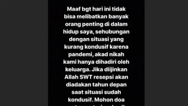 Kevin Aprilio Minta Maaf jelang pernikahannya dengan Vicy Melanie