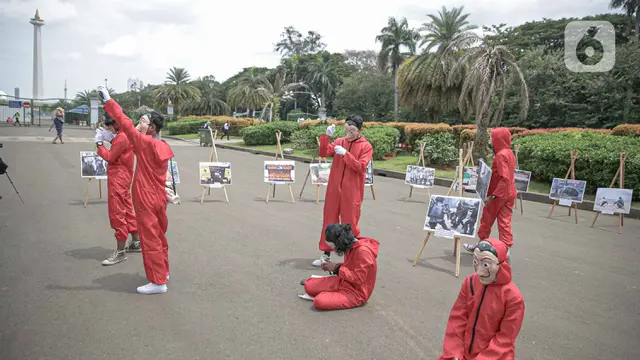 Teatrikal Aktivis Refleksikan Potret Indonesia di Tahun 2020