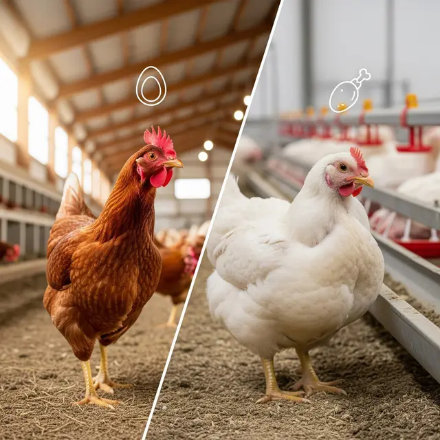 Ayam Petelur vs Ayam Pedaging Mana yang Lebih Gampang Diternak