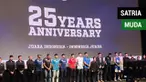 Berita video acara ulang tahun klub basket, Satria Muda, ke-25 dan pemutaran film dokumenter tentang tim dengan tradisi juara tersebut.