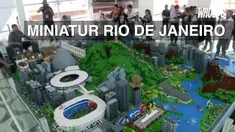 Miniatur ini dibuat untuk merayakan kota Rio de Janeiro yang menjadi tuan rumah Olimpiade 2016.