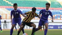 Timnas Malaysia U-16 mengikuti jejak Jepang dengan berpesta gol di Stadion Wibawa Mukti, Cikarang, Jumat (22/9/2017). (AFC)