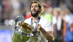 Saat bersama Real Madrid dari 2009-2016, Alvaro Arbeloa telah meraih satu gelar La Liga, dua gelar Copa Del Rey dan dua gelar Liga Champions. (AFP/Franck Fife)