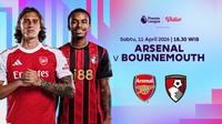 Arsenal vs Bournemouth menjadi laga penting bagi Arsenal untuk menjaga konsistensi di puncak klasemen, tonton hanya di Vidio
