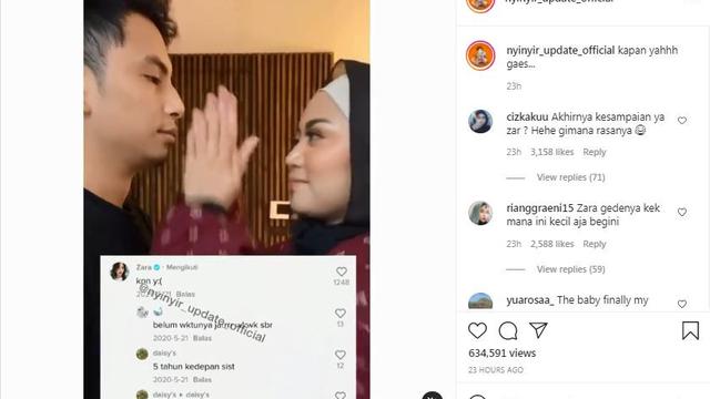 Komentar Adhisty Zara divideo TikTok Niko Hakim dan Rachel Vennya jadi Sorotan