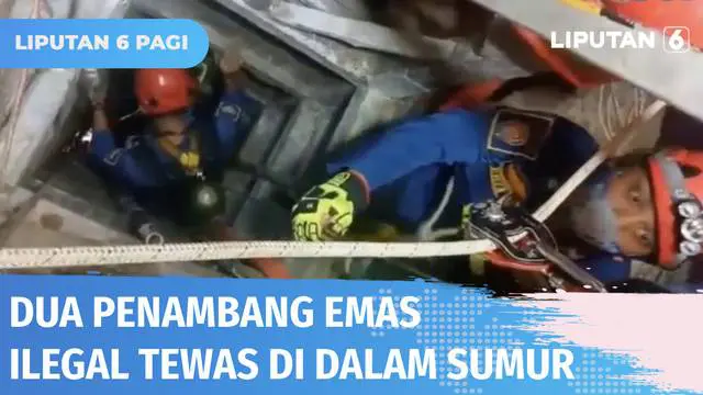 Dua penggali emas ilegal di Garut ditemukan tewas di dalam lubang galian sedalam 11 meter. Dugaan sementara, korban tewas karena keracunan gas. Warga diimbau untuk tidak menambang emas secara ilegal.