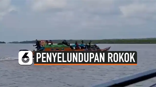 VIDEO: Kejar-Kejaran Bea Cukai dan Penyelundup Rokok Ilegal Senilai Rp 7,6 Miliar