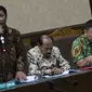 Tim penasihat hukum tersangka dugaan pembunuhan Wayan Mirna Salihin, Jessica Kumala Wongso, memberikan pemaparan pada sidang perdana praperadilan kliennya di Pengadilan Negeri Jakarta Pusat, Selasa (23/2). (Liputan6.com/Imamnuel Antonius)