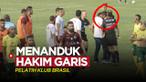 Berita video momen pelatih klub di Brasil dipecat klubnya setelah melakukan aksi menanduk hakim garis wanita dalam sebuah pertandingan, Minggu (10/4/2022).