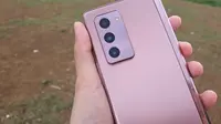 Kamera utama Galaxy Z Fold 2 (Liputan6.com/ Agustin Setyo W)