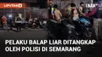 Penindakan terhadap pelaku balap liar dan sepeda motor berknalpot brong. Kejadian pada Kamis (17/10/2024) sekitar pukul 23.30 WIB