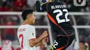 Bermain kandang, timnas Indonesia langsung tampil menekan. Pada menit ke-32, timnas Indonesia unggul 1-0 lewat gol yang dicetak Marselino Ferdinan. (Liputan6.com/Herman Zakharia)