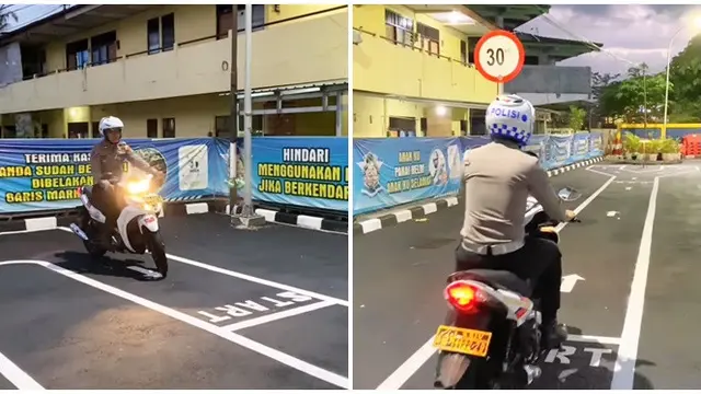 Tanpa Zig Zag dan Angka 8, Ini 6 Potret Lintasan Baru Ujian SIM di Polres Bantul