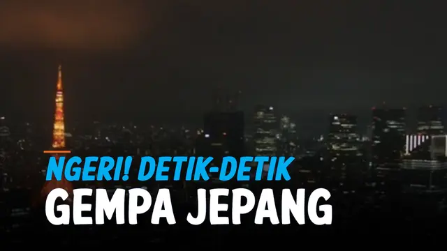 VIDEO: Ngeri! Kuatnya Guncangan Gempa Magnitudo 6,1 di Jepang