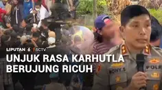 Demo Penanganan Karhutla di Polda Sumsel Berujung Ricuh