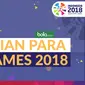 Asian Para Games 2018 (Bola.com/Adreanus Titus)