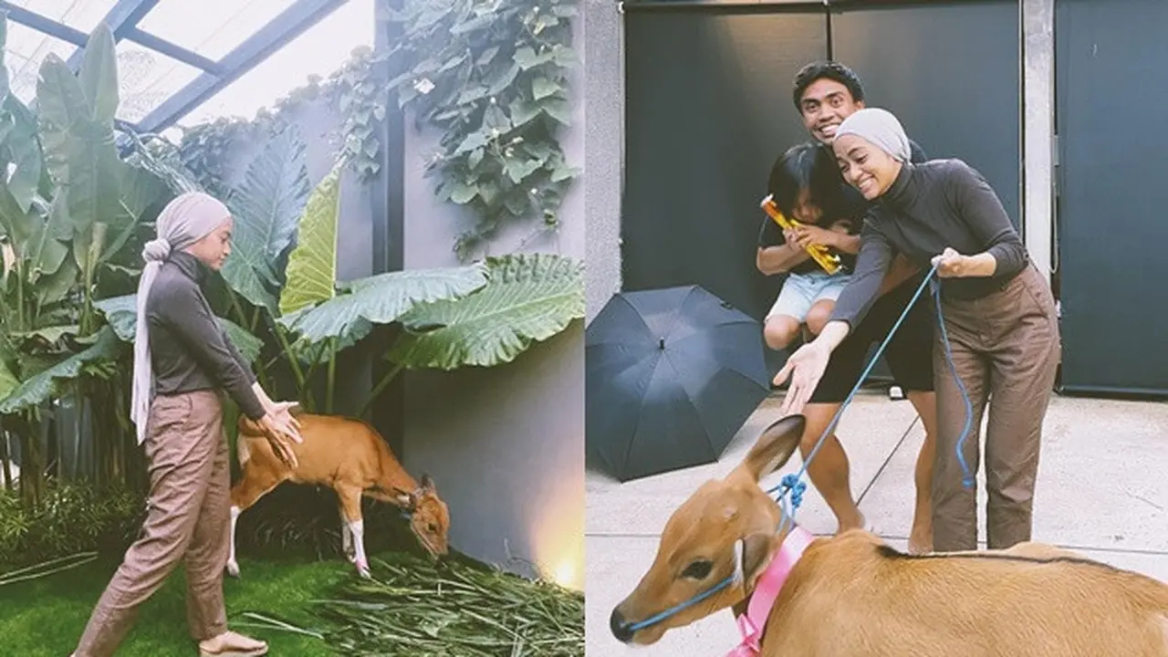 7 Momen Ulang Tahun Ayudia Bing Slamet, Bahagia Dapat Kado Anak Sapi dari Suami