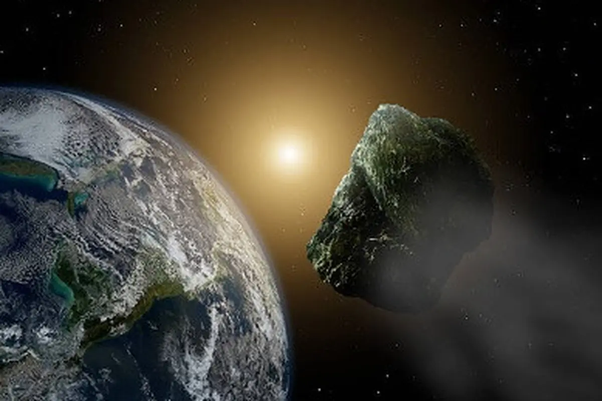 ilustrasi asteroid.