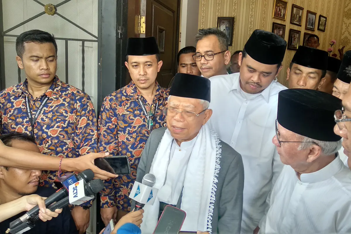 Ma'ruf Amin pun bergerilya di wilayah yang menjadi basis suara calon presiden Prabowo Subianto pada Pilpres 2014.