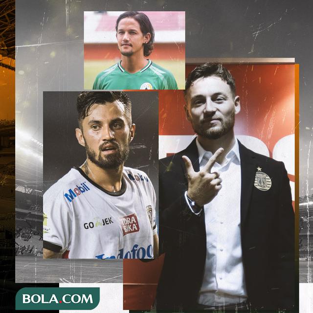 Liga 1 - Stefano Lilipaly, Irfan Bachdim, Marc Klok