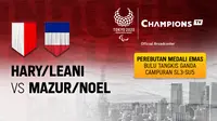 Leani Ratri Oktila / Hary Susanto vs Faustine Noel/Lucas Mazur (PRANCIS)