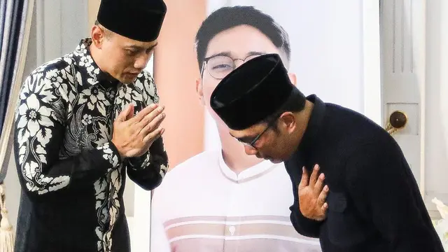 Agus Yudhoyono dan Ridwan Kamil. (Foto: Dok. Instagram @agusyudhoyono)