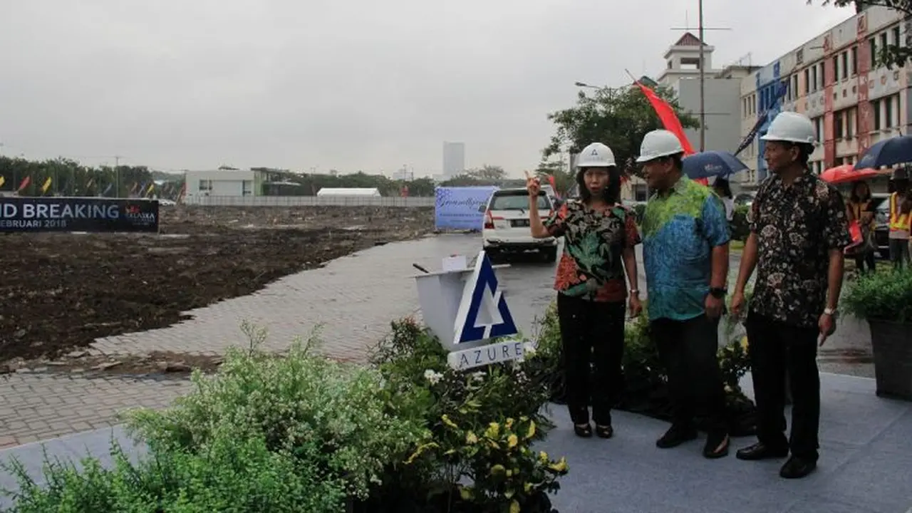Sinar Mas Land bekerja sama dengan PT Borland Nusantara menggelar ceremonial Ground Breaking untuk Tower Azure.