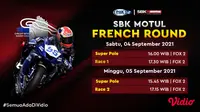 Jangan Ketinggalan, Live Streaming World Superbike Prancis 2021 Akhir Pekan Ini di Vidio 4 dan 5 September 2021. (Sumber : dok. vidio.com)