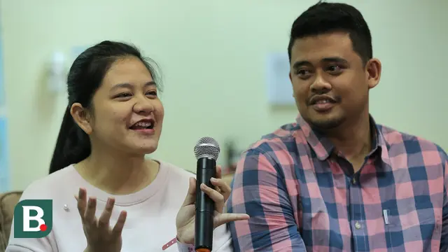 [Bintang] Kahiyang Ayu dan Bobby Nasution Prescon