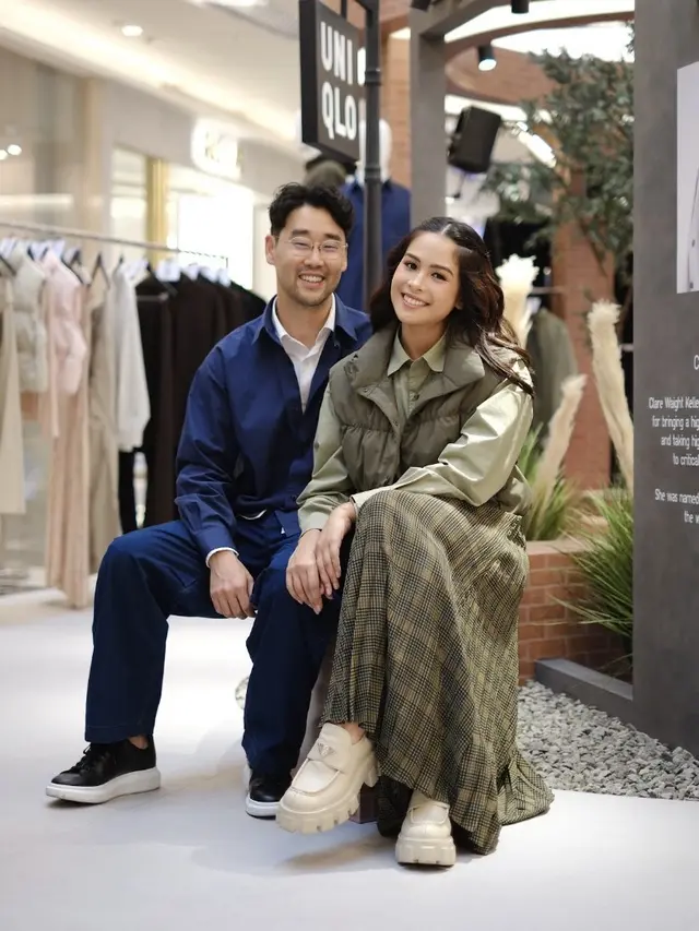 Maudy Ayunda dan Jesse Choi Kenakan Koleksi UNIQLO : C Fall/Winter 2024. dok Uniqlo