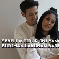Tarra Budiman dan Gya Sadiqah biasa menjalani kegiatan ini sebelum tidur malam.
